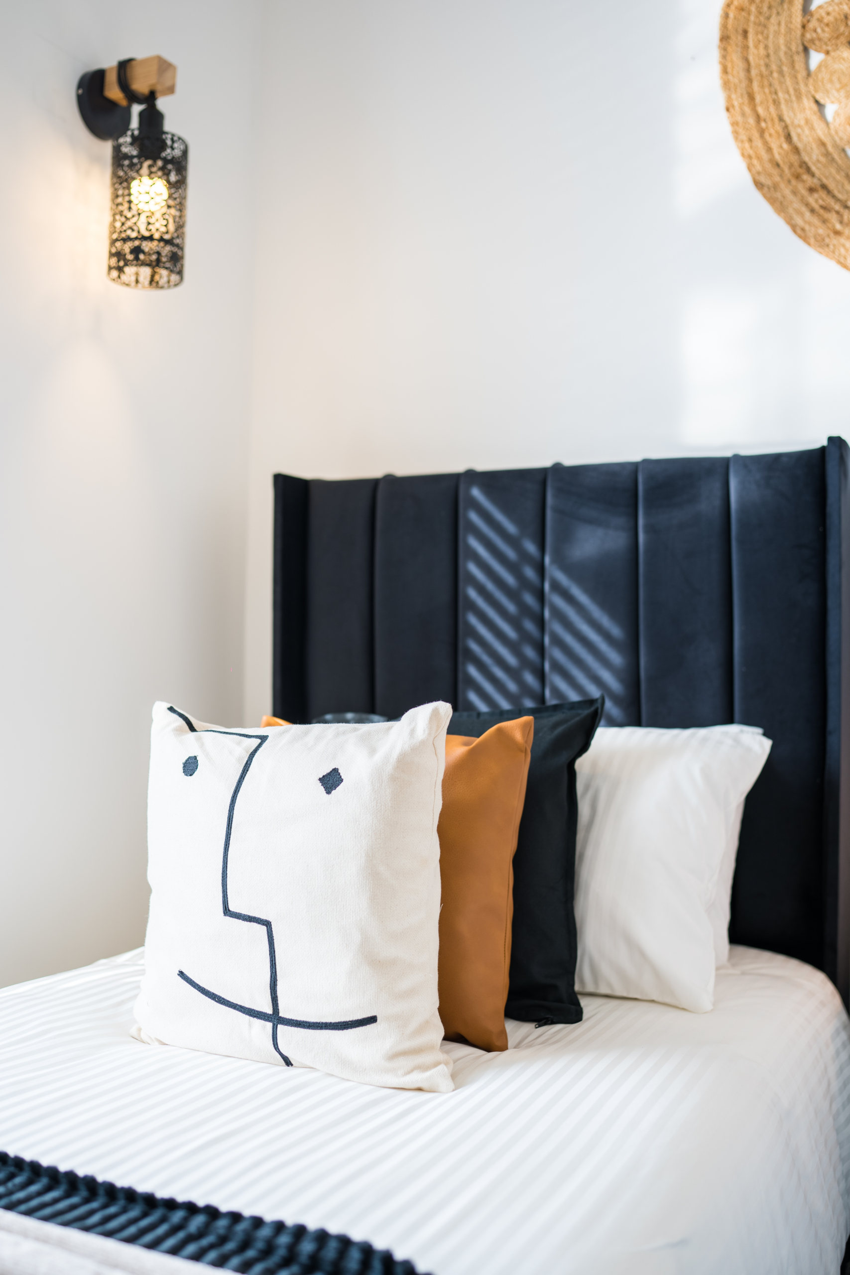 Single bed listed by HMH Stays for contractor accommodation