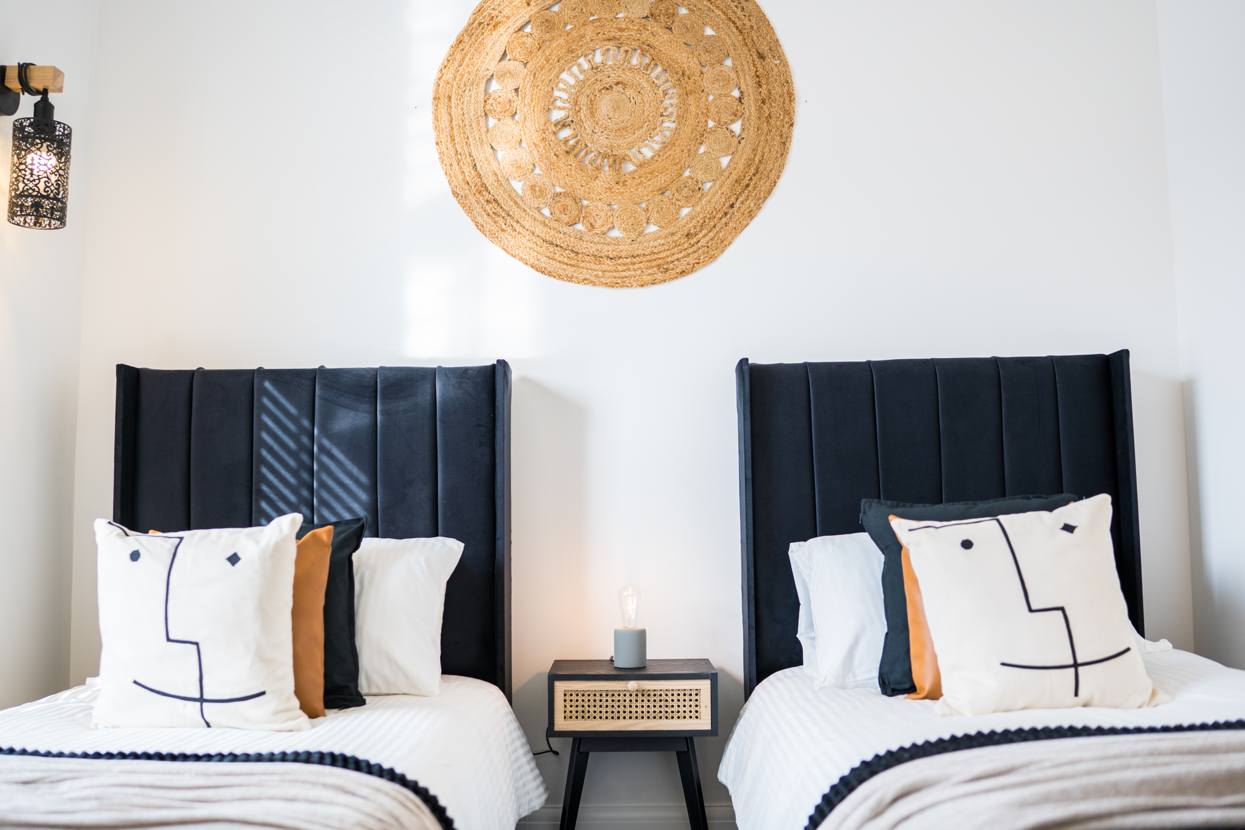 Two single-bedrooms listed by HMH Stays for long-term contractor accommodation